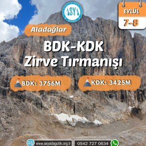 BDK & KDK ZİRVE TIRMANIŞI 